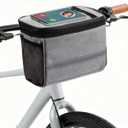 Bike Handlebar Bag - Front Basket with Bike Phone Mount, Bicycle Cooler Pouch Pack for Kids Girls Boys Men Women