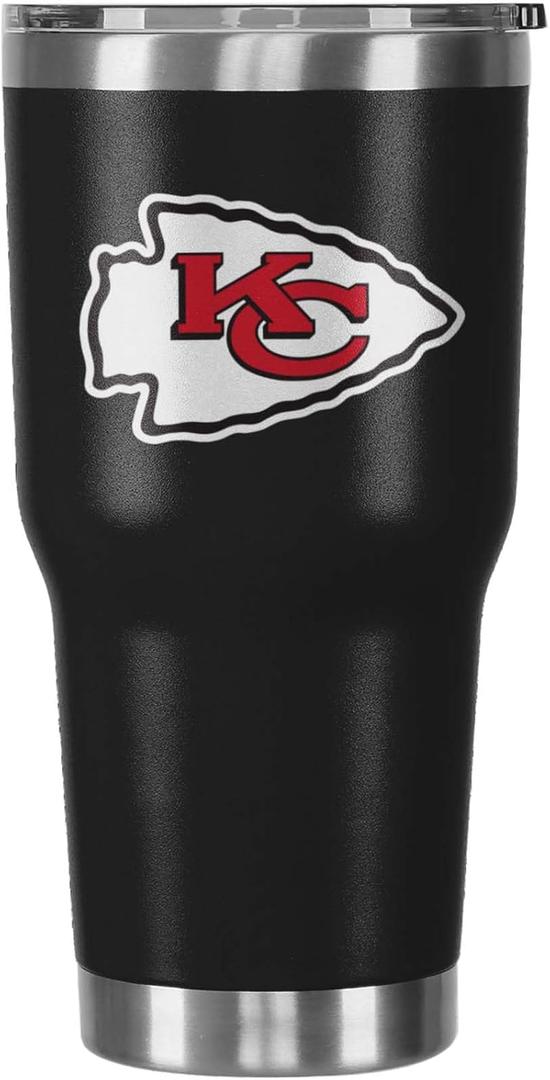 FOCO NFL unisex NFL Team Logo 30oz Insulated Stainless Steel Travel Mug Tumbler (1 Count (Pack of 1)