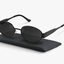 livho 2025 Trendy Oval Sunglasses - Stylish Polarized Shades for Everyday - Retro Metal Frames