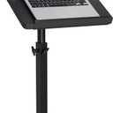 IBUYKE C Shaped Side Table, Angle Adjustable, 360 Swivel Height Adjustable End Table for Small Spaces, for Phone Computer & Tablet, Modern Small Coffee Snack Table for Sofa/Bed, Black UTVT004B