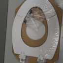 Bemis 1500EC 390 Lift-Off Wood Elongated Toilet Seat, Cotton White (Pack of 1)