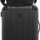 Travelers Club Midtown Hardside 4-Piece Luggage Travel Set, Black