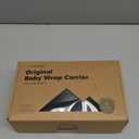 KeaBabies Baby Wrap Carrier - All in 1 Original Baby Carrier Newborn to Toddler Sling, Easy to Wear, Hands Free Bonding, Lightweight, Breathable Infant Wraps (Midnight)