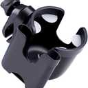 Carriage Cup Holder Sturdy Stroller Bottle Rack with Mobile Phone Storage Fit for Trolleys Practical Drink for Parents The Go Convenient Water Holder