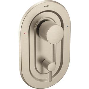 Moen Align Brushed Nickel Posi-Temp Shower Valve with Built-in 3-Function Transfer Valve Trim Kit, Valve Required, T2190BN