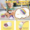 Sensory Ball Toy for Toddlers Ages 3-5: Sensory Activity Board Fidget Toys for Kids Adults for Autism ADHD Calming Focus Stress Relief Educational Gift for Kids Ages 3 4 5