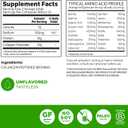 Orgain Hydrolyzed Collagen Peptides Powder For Women & Men, 20g Grass Fed Collagen, Unflavored - Hair, Skin, Nail, & Joint Support Supplement, Paleo & Keto, Non-GMO, Type I and III, 1lb (EXP 10/28/27)