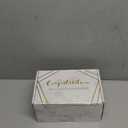 Frerdui Engagement Gifts for Couples, Boyfriend and Girlfriend Glass Engaged Gift Set with Bottle Bag, Fiance Fiancee Gift for Him and Her Bride and Groom, Wedding Bridal Shower Gifts for Newlywed, 1 Piece