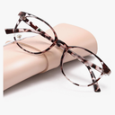 miyya Blue Light Blocking Glasses Women, Fashion Round Transparent Anti Blue Light Glasses with Anti Eyestrain & UV Glare