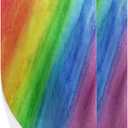 Bardic Rainbow Stripe Hand Towels Set of 2, Watercolor Rainbow Face Towel Highly Absorbent Ultra Soft Fingertip Bath Towel for Bathroom Home Sports Gym Decor