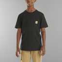 Carhartt Kids' Short Sleeve Pocket T-Shirt Tee Shirt (Black,  S-8/ 10)