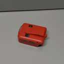 RETRUE Battery USB Charger Adapter for Milwaukee 18V MAX Battery Generator Power Converter with USB Charger Type C and LED Lights for Work RV Camping Travel, Tool Only