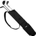 Murray Sporting Goods Golf Sunday Bag | Black Lightweight Travel Carry Sunday Golf Bag with Cushioned Shoulder Strap for Driving Range Practice Easy Transport - for Beginners, Youth, Adult or Seniors