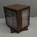 Black Walnut Wooden Jewelry Box - 360 Rotating Jewelry Organizer for Women with 5 Drawers for Rings,Necklaces,Earrings and Bracelets -Large Storage Case - Valentines Day Gifts for Her