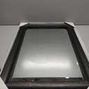 Aldridge Framed Decorative Rectangle Wall Mirror; 23x31 Inch Vintage Rectangular Mirror for Use as Bathroom Mirror for Over Sink or Entryway Mirror, Black