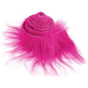 Faux Fur Fabric Precut Fur Strips 2x60inch Hot Pink Fur Fluffy Fuzzy Craft Furs for Gnomes Beard Santa Claus Hair Dwarf Cosplay Costume DIY Craft Christmas Decoration