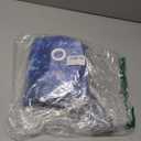 Blue Birthday Decorations for Men Women, Happy Birthday Decorations for Boys Girls Navy Blue Happy Birthday Door Banner, Tablecloth Foil Backdrop Star Balloons Arch for Mens Bday Party Supplies