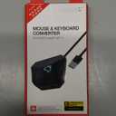 Arvin Keyboard and Mouse Adapter for Nintendo Switch/PS4/PS3/Xbox One/Xbox 360 Consoles, Switch Adapter Support Custom Mapping & Mouse Sensitivity Adjustment, Wired Keyboard and Mouses Converter