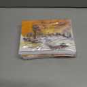 2 x Watercolor Christmas cards with envelopes, pack of 20, 5x7in, printed in England - with Carol, 'O Come all Ye Faithful'. Christmas cards bulk, by Just Cards Direct