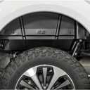 Rough Country Rear Wheel Well Liners for Ford F-150 (2015-2020) - Heavy-Duty Rear Fender Liners for Mud & Debris Protection, Made in USA