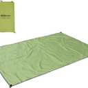 WoneNice 118 x 118 inches Waterproof Camping Tarp Footprint Ground Sheet - Lightweight, Durable UV & Rain Protection for Tents, Beach, Picnics, Car or Camping and Adventure, Army Green