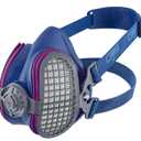 Hespa Elastomeric Half Mask Respirator with Source Control with Replaceable and Reusable Filters Included, size S/M