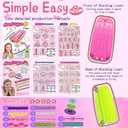 Girls Friendship Bracelet Making Kit: Girl Toys Bracelets Braiding Kits Kids Birthday Gifts Age 7 8 9 10 11 12 Year Old, Crafts Art Cool Presents for Teen, DIY Jewelry String Maker Travel Activity Set (multicolored)