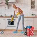 Foldable Shoe Cover Box Dispenser with 100PCS Shoe Covers, Shoe Covers Box with Double Compartment Fabric Storage Bin Holder for Indoors Open House Supplies, House Indoor Guest Supplies