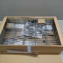 BestOffice | 5-Tier Wire Storage Shelves | 14x24x60 | Chrome | with Adjustable Racks | Heavy-Duty Metal Shelf, Holds Upto 750 lbs | No-Tool Assembly | Ideal for Home & Garage Shelving, Chrome 