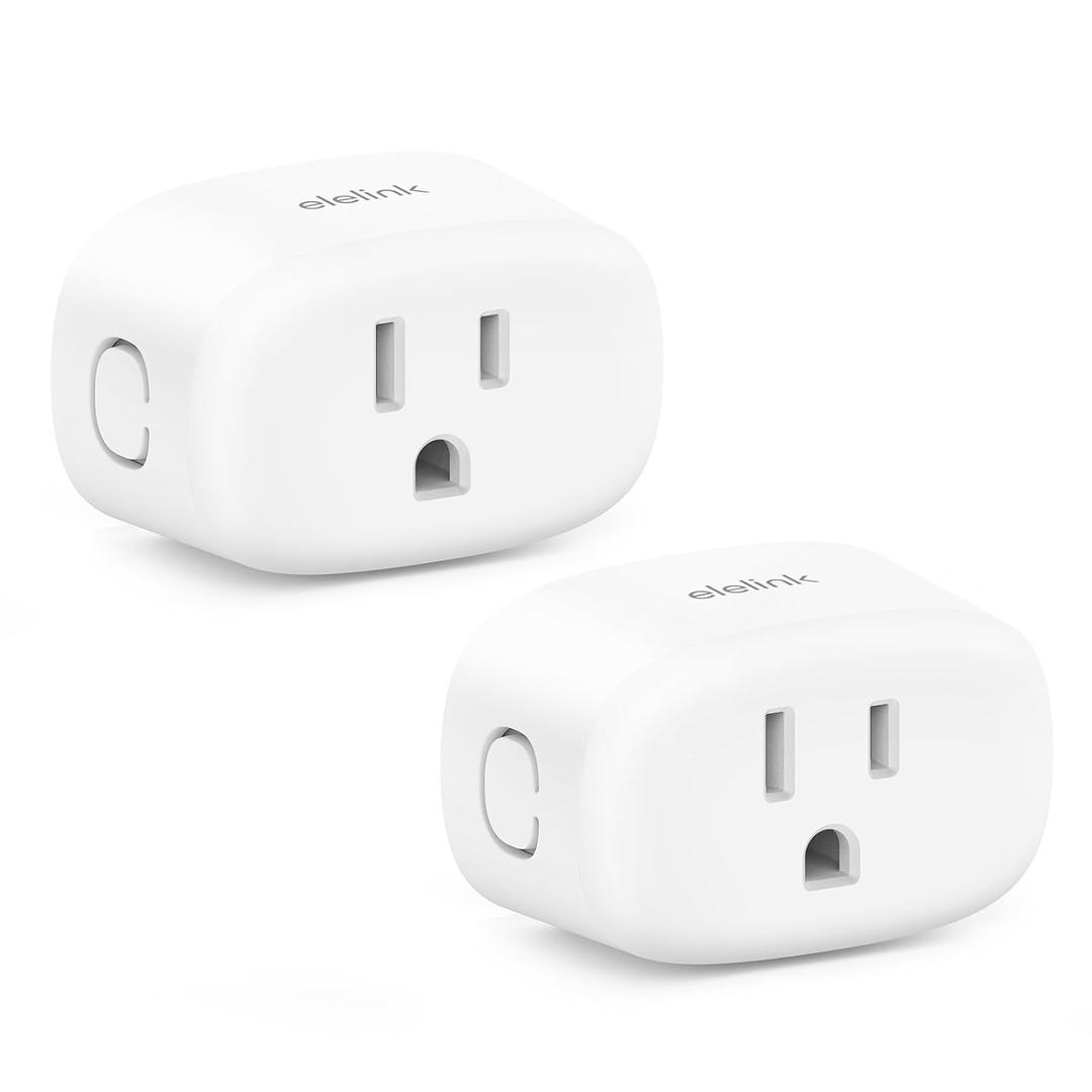 Smart Plug, Smart Plugs That Compatible with Alexa & Google Home, Smart Outlet with Retome Control, Timer & Schedule, WiFi Outlet for Home, No Hub Required, 2.4GHz Wi-Fi Only, 2 Pack