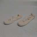 Soda Flat Women Shoes Linen Canvas Slip On Sneakers Lace Up Style Loafers Zig-S 9