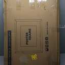 20x30 Picture Frame Set of 5, Black Poster Frame, Display Pictures 16 x 24 with Mat or 20 x 30 Without Mat for Horizontal or Vertical Wall Mounting, Wall Gallery Frame, 20x30-5PACK