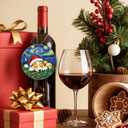 2 x Corgi Christmas Ornament, Starry Night Corgi Dog Hanging Ornaments 2025, Glossy Printed Ceramic Keepsake, Christmas Funny Gifts for Women Men Pet Lovers, Dogs Themed Tree Decorations (03. Corgi Vangogh)