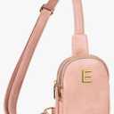 Freesya Birthday Gifts for 5 6 7 8 9 10 11 12 Year Old Girls, Initial Crossbody Bag for Girls, Tween Girls Trendy Stuff, Mini Sling Bag for Travel, Teen Girl Gifts Trendy Stuff, Small Everyday Bags