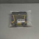 3 x APEXUP Compression Knee Brace for Women, Copper Compression Sleeve for Knee Support, Arthritis Pain Relief, Meniscus Tear, ACL, Running (Small, Yellow+Black)