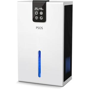 Dehumidifier, 120 OZ Dehumidifiers for Room for Home with Auto Shut Off, Humidity Monitoring, Sleep Mode (1000 sq. ft) Portable Dehumidifier for Bedroom, Bathroom, RV, Closet