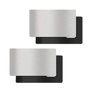 KOYOFEI 2PCS Resin 3D Printer Platform, Building Plate and Magnetic Sheet, Flexible Steel Plate Flex Bed for ELEGOO Saturn 3D Printer 196 x 126 mm