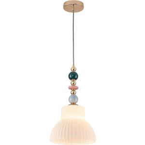 Milk White Glass Pendant Light Bedroom Modern Hanging Lamp Lighting Fixture for Kitchen Island Dining Room Living Room