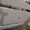 LIFETIME 6‑Foot Folding Picnic Table, Outdoor Portable Bench Seating for 8, UV‑Protected HDPE, Powder‑Coated Steel Frame, Stain‑Resistant, Folds Flat for Storage