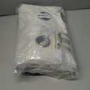 H.VERSAILTEX 100% Blackout Curtains for Bedroom 84 Inches Long Grommet Linen Face Full Light Blocking Curtain Drapes for Living Room Thermal Insulated Linen Look Curtains 2 Panels Set, Ivory