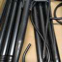 RCUICA Double Shepherds Hooks for Outdoor,2 Pack 90 Inch Bird Feeder Pole with 5 Prongs Base,Heavy Duty Shepherds Hook,Suitable for Garden in Hanging Flower Basket,Lantern,Bird Nests (90 Inch)