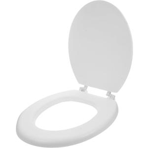 Uonlytech Thick Foam Toilet Seat Soft Close Heavy Duty for Heavy People Padded Elongated Bowl Cover