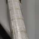 LazBlinds No Tools No Drill Cordless Bamboo Roman Shades, Light Filtering Window Treatment, Roll Up Bamboo Blinds for Window 33'' W x 64'' H, Whitewash B