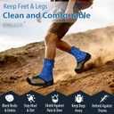 Frelaxy Ultralight Trail Gaiters for Hiking & Running – Breathable, Wear-Resistant Low Shoe Gaiters, Protect Feet from Rocks, Mud, Dust & Debris