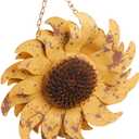 10 Inch Distressed Golden Yellow Metal Sunflower Arrow Replacement