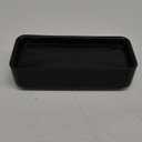 20 Pcs Serving Platters 14 x 6 Inch Rectangle Serving Trays Reusable Food Tray Dishes Dessert Trays Plastic Plates for Wedding Home Table Thanksgiving Christmas Party(Black)