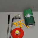 4-In-1 Kids Sticky Golf Games Set With Club, Golf Putting Practice Mat,3-Sided Golf Chipping Net, Multiple Game Modes, Golf Cornhole Board Set, Indoor & Outdoor Golf Practice For Kids & Adults