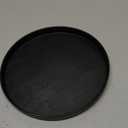 OMEM Reptile Food Bowl Water Dish,Feeding Dish, Birds Bowl (L, Black)