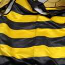 Women Halloween Bumble Bee Costume Cosplay Set Bee Dress with Wings Headband Animal Cosplay Costumes (Large)