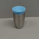 Munchkin Stainless Steel Sippy Cups for Toddlers 13, Spill Proof Miracle 360 Cup, Insulated, 10 Ounce, Blue